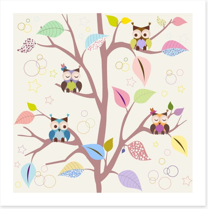 Baby owl tree