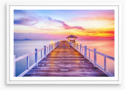 Just before sunrise