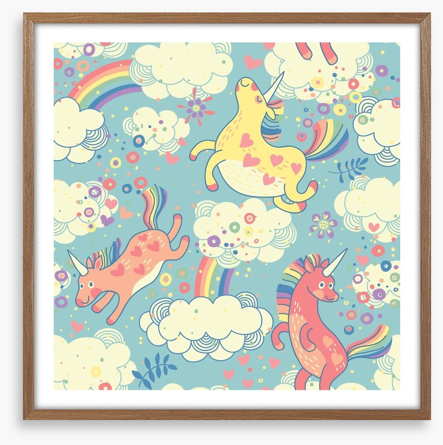 Rainbow unicorns