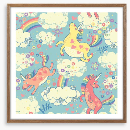 Rainbow unicorns