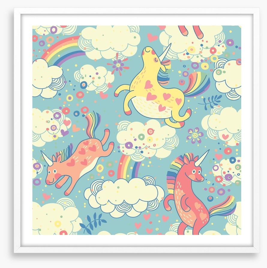 Rainbow unicorns