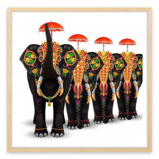 Elephant procession