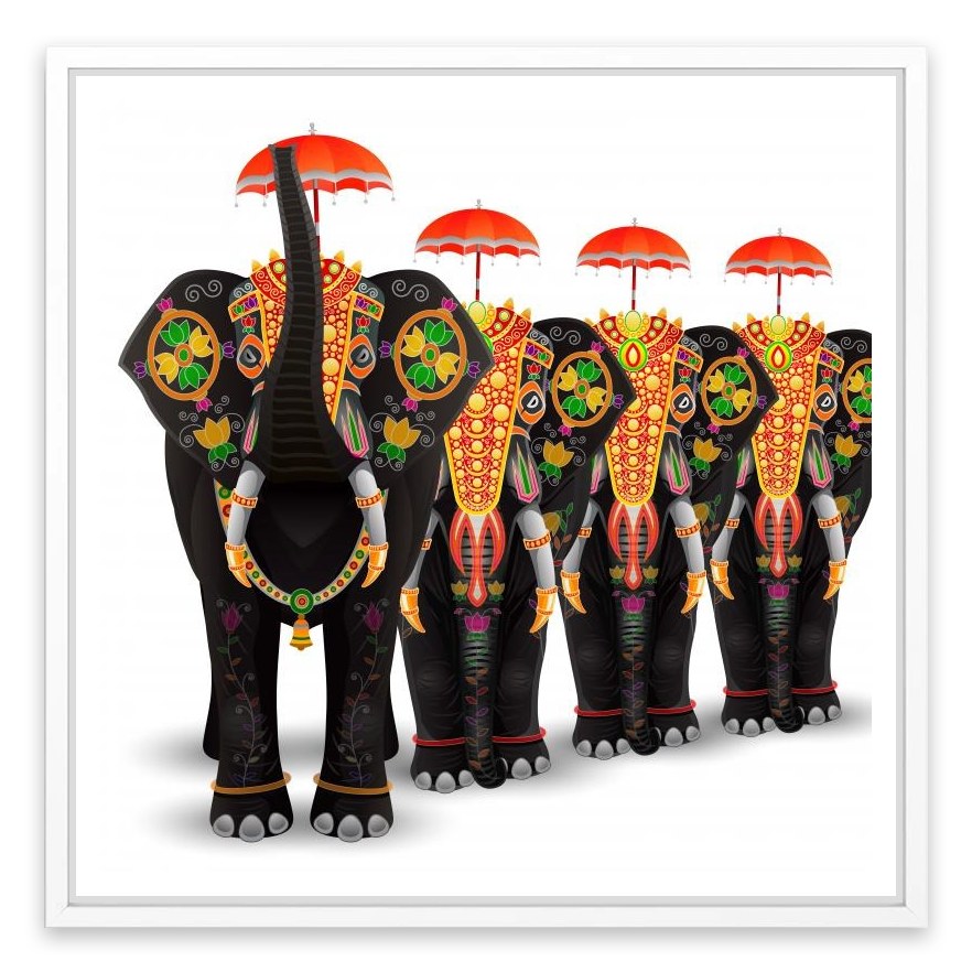 Elephant procession