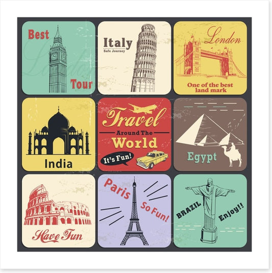 Vintage travel poster