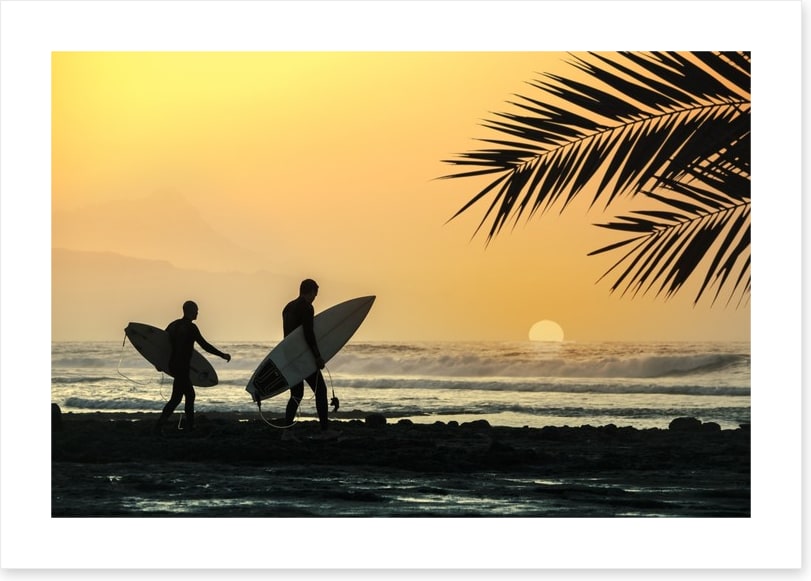 Evening surf