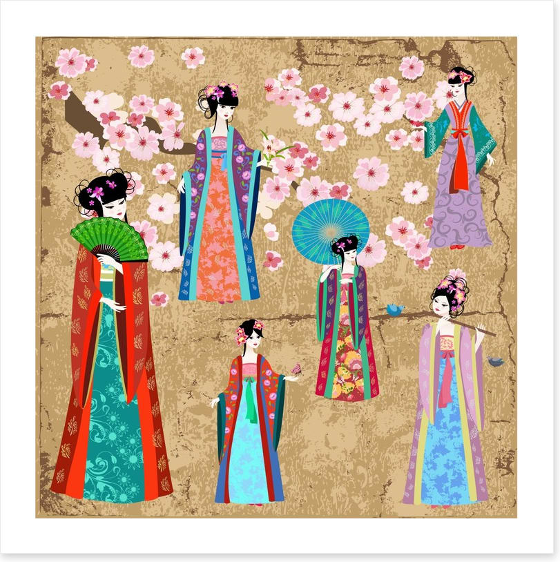 Geisha costumes