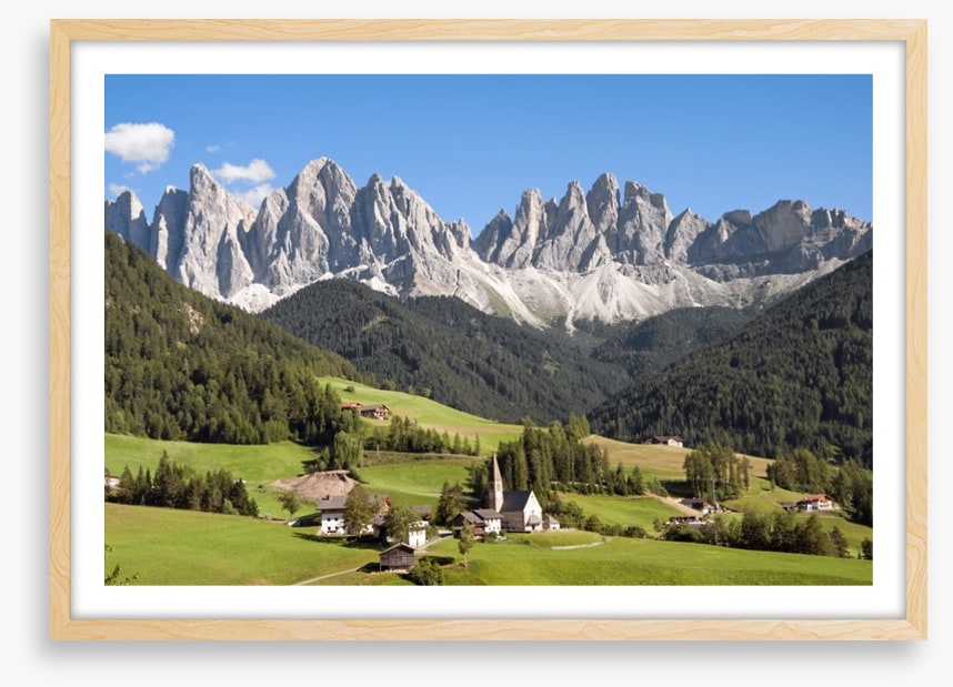 Val di Funes in the Tirol, Italy