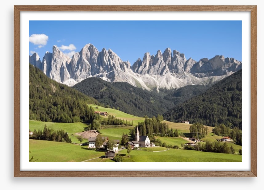 Val di Funes in the Tirol, Italy