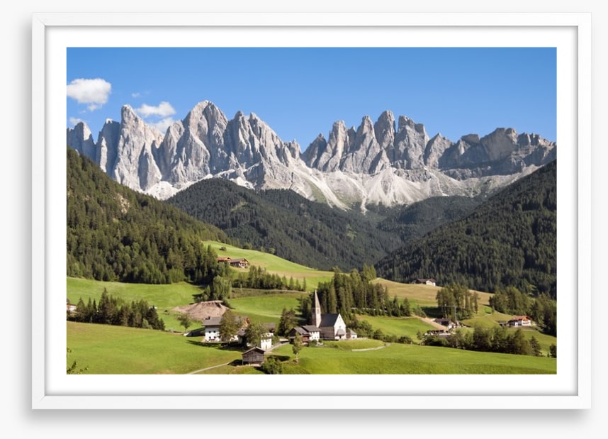 Val di Funes in the Tirol, Italy