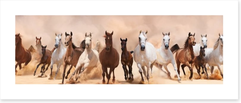 Galloping panoramic