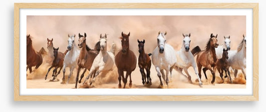 Galloping panoramic