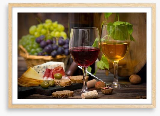 Cheese and wine