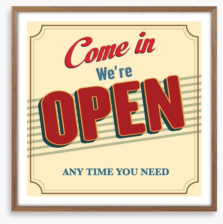 Come in