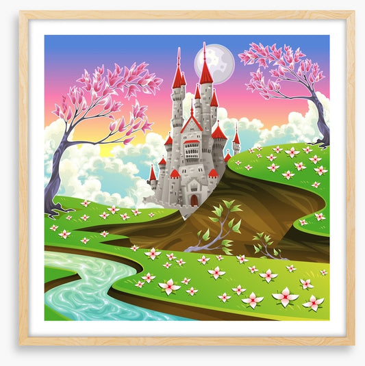 Spring blossom castle