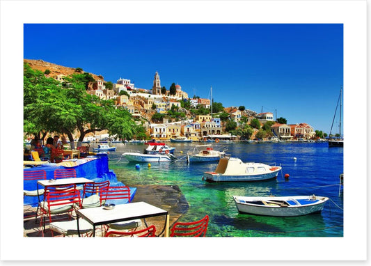 Symi island cafe, Greece