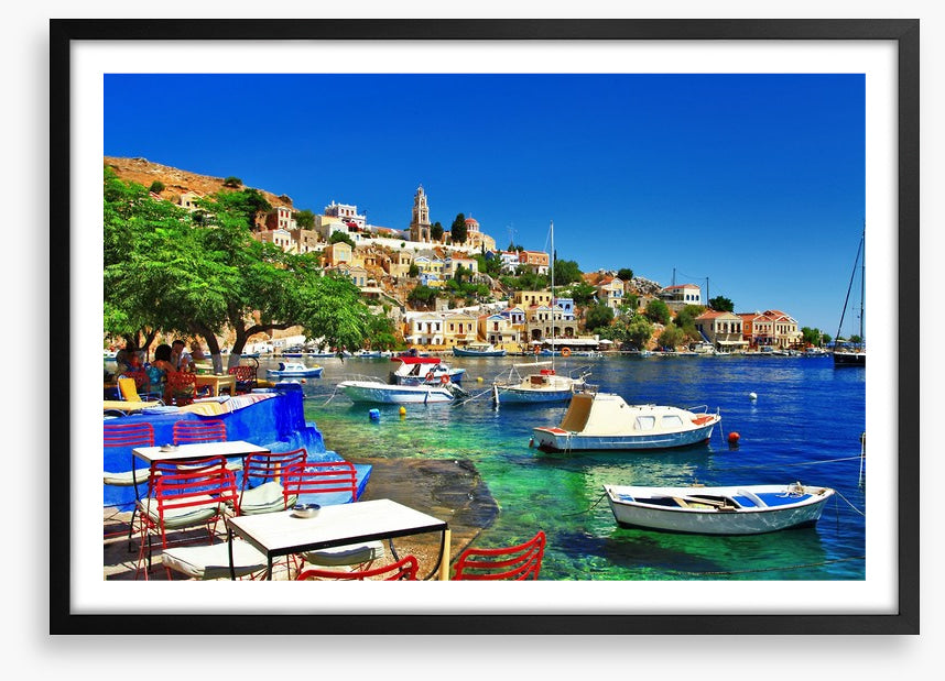 Symi island cafe, Greece