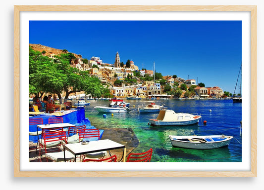 Symi island cafe, Greece