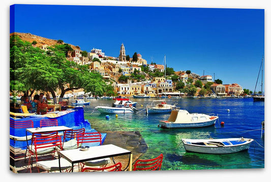 Symi island cafe, Greece