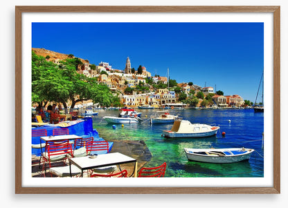 Symi island cafe, Greece