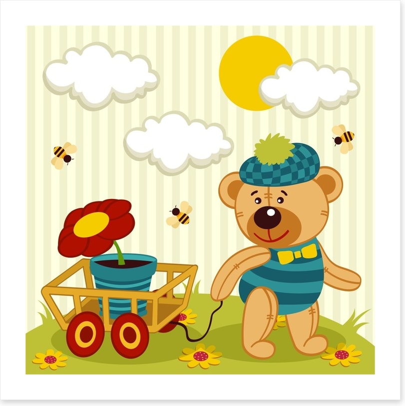 Bear in the garden