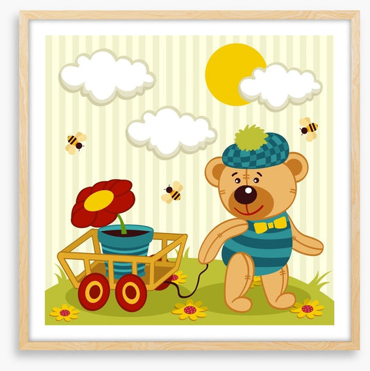 Bear in the garden