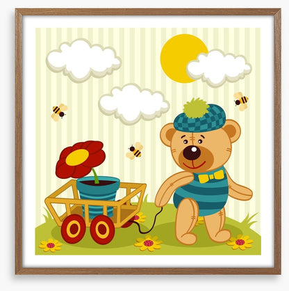 Bear in the garden