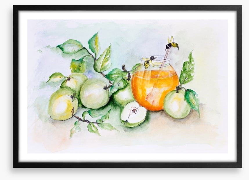 Honey bees and apples