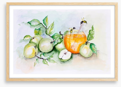 Honey bees and apples