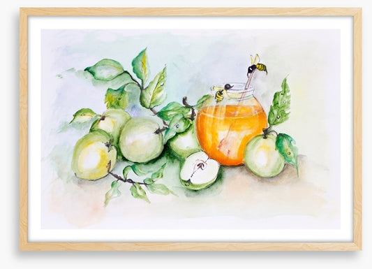Honey bees and apples