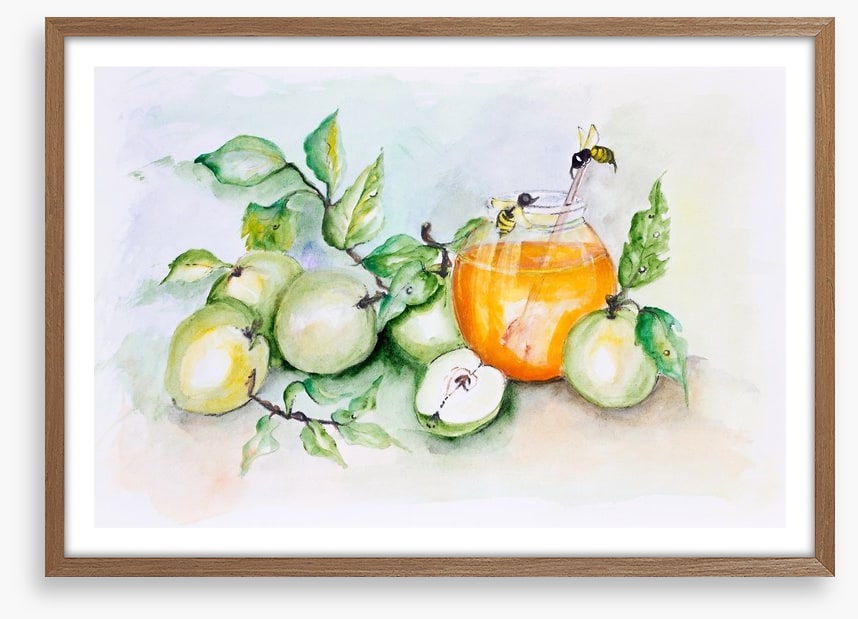 Honey bees and apples