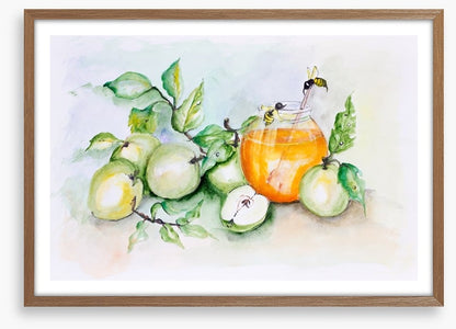 Honey bees and apples
