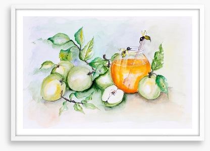 Honey bees and apples
