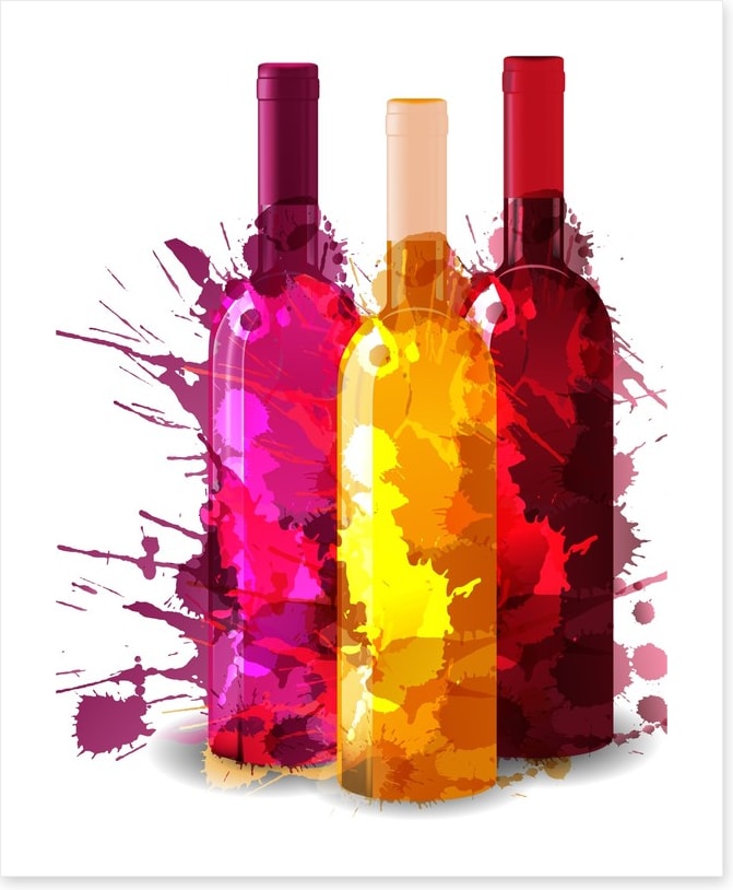 A splash of wine
