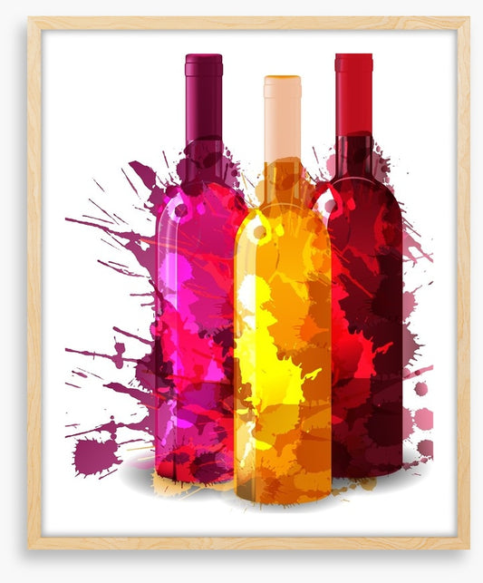 A splash of wine