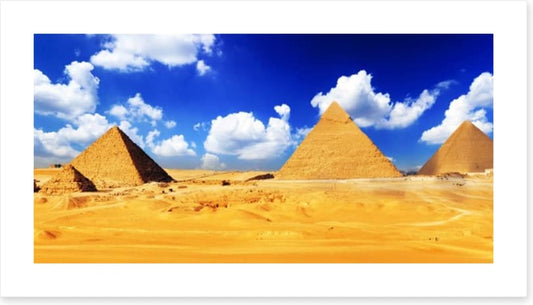 The pyramids of Giza