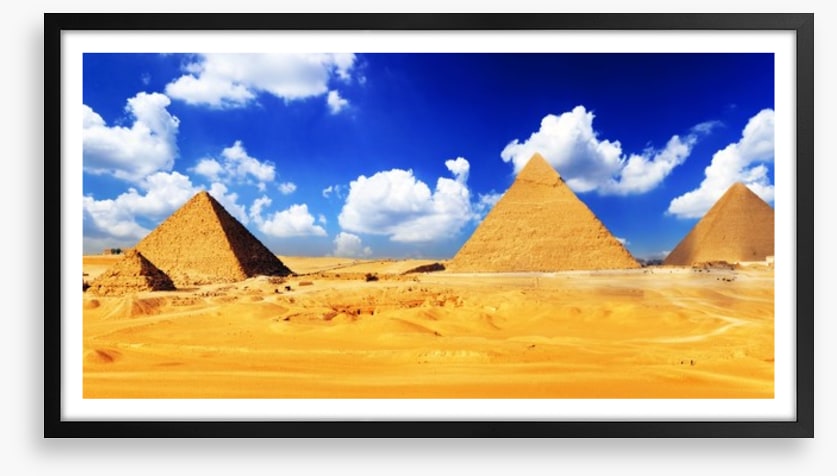 The pyramids of Giza