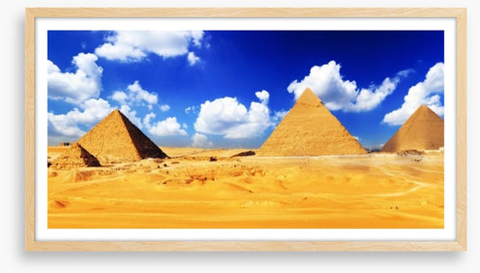 The pyramids of Giza