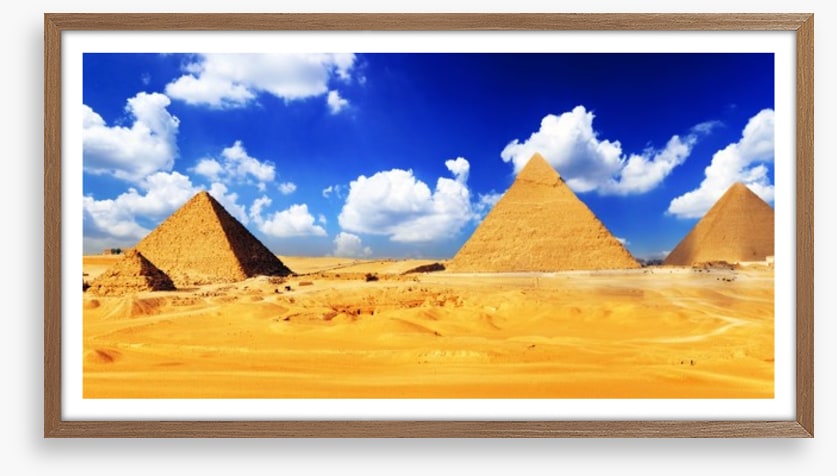 The pyramids of Giza