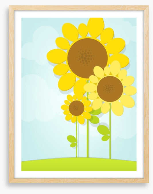 Happy sunflowers