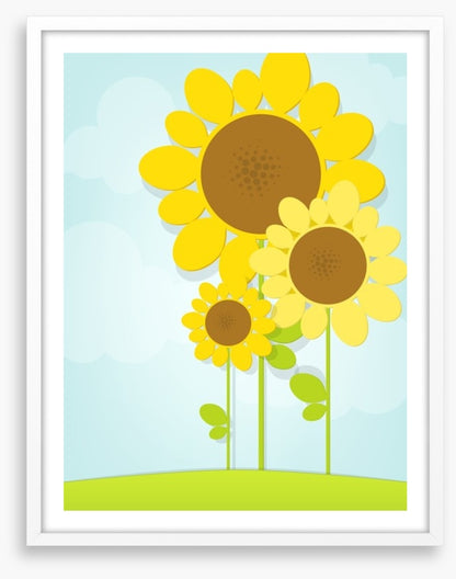 Happy sunflowers