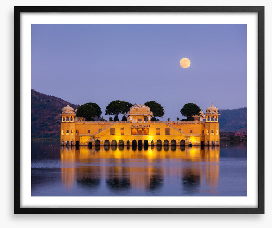 Jal Mahal moon