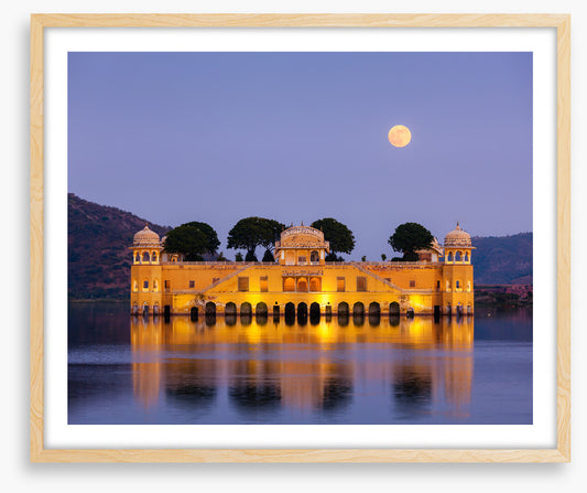 Jal Mahal moon