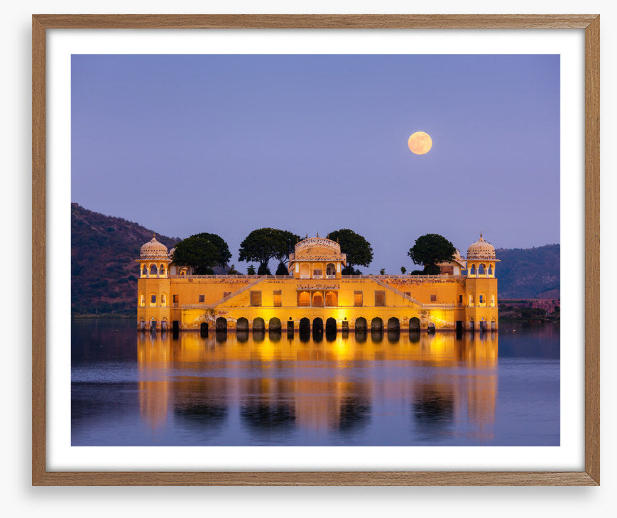 Jal Mahal moon