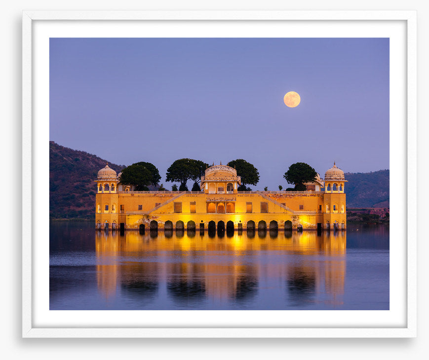 Jal Mahal moon