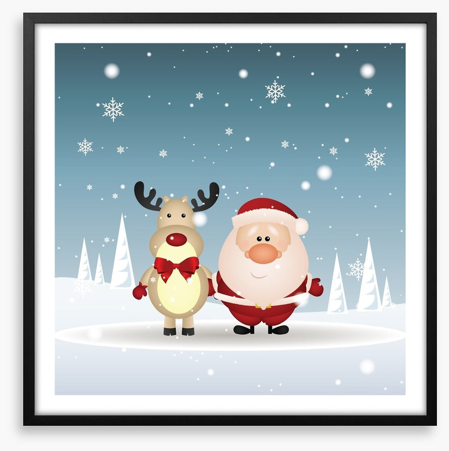 Santa and Rudolph