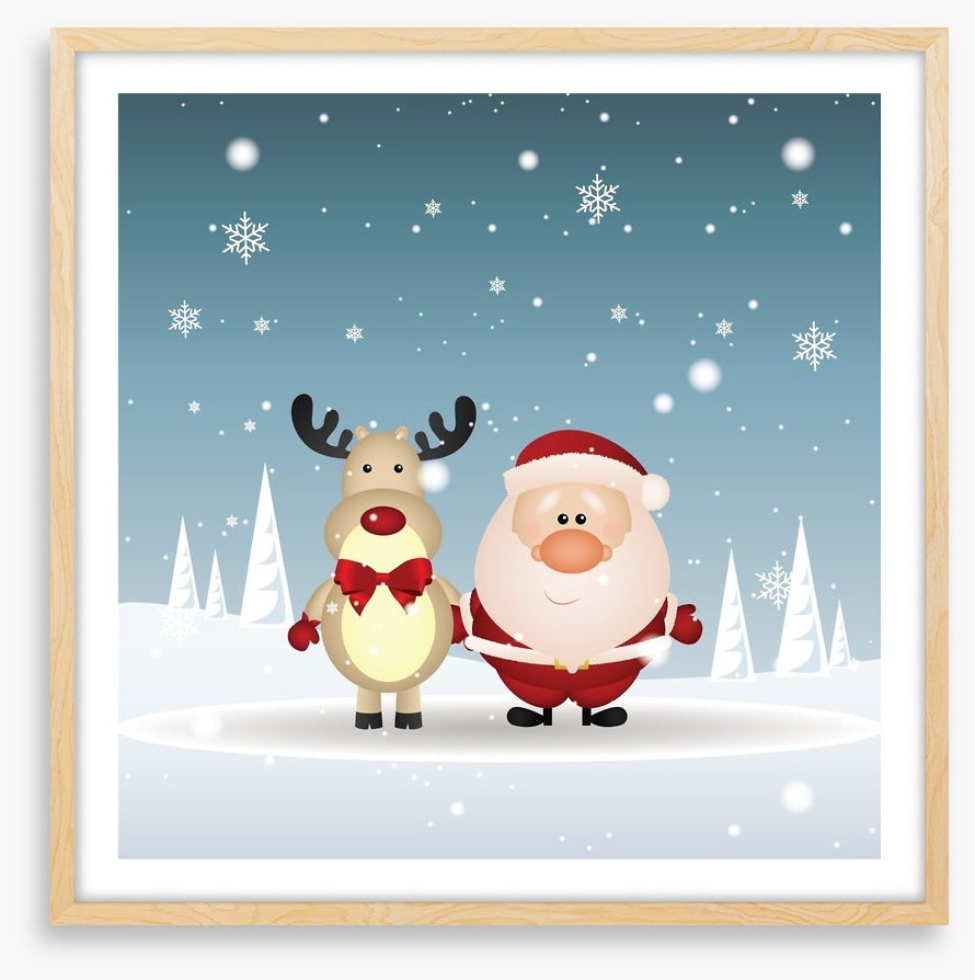 Santa and Rudolph