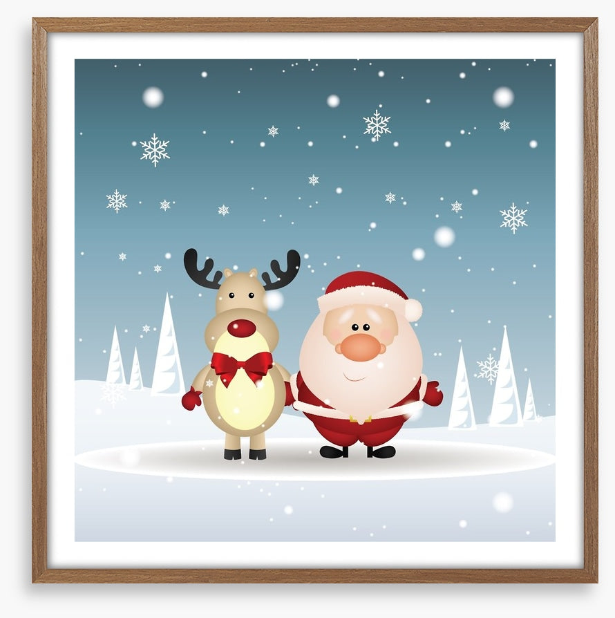 Santa and Rudolph