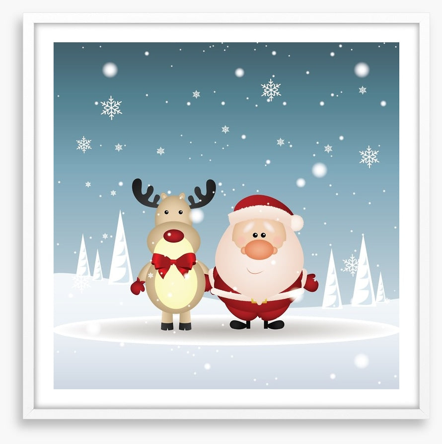Santa and Rudolph