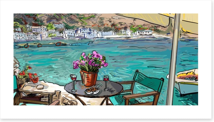 Cafe by the sea