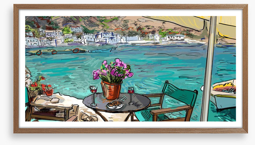 Cafe by the sea